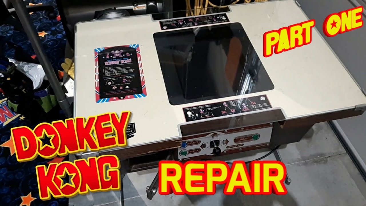 Donkey Kong Cocktail Arcade Repair: No Video Signal. The Easy Stuff