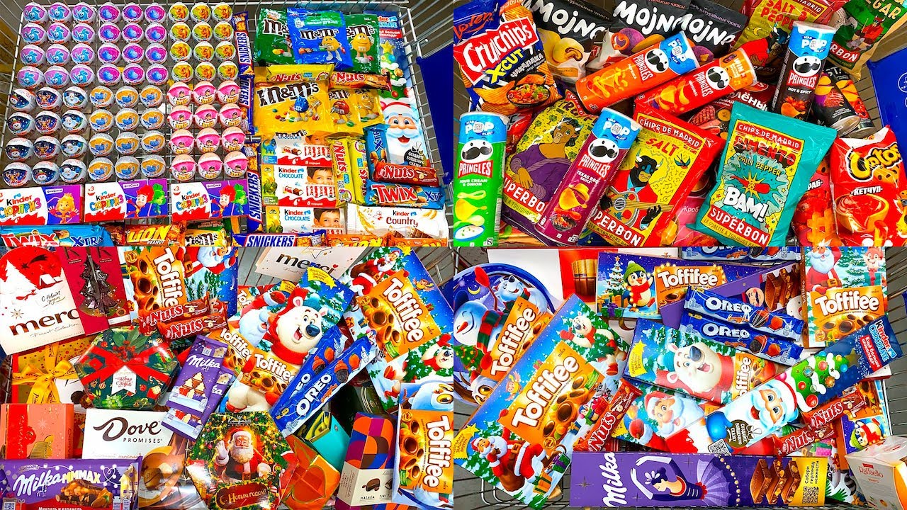 Мега Выпуск! Конфеты и Сладости 🤯! Shopping Kinder, M&M’s, Skittles,Snickers,Oreo. Compilation Video