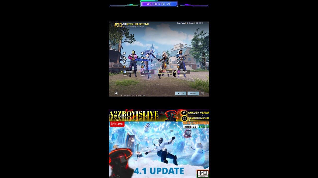 Rank PUSH BGMi only gameplay subscribe to my channel ❣️ A2zboyislive- Bgmi