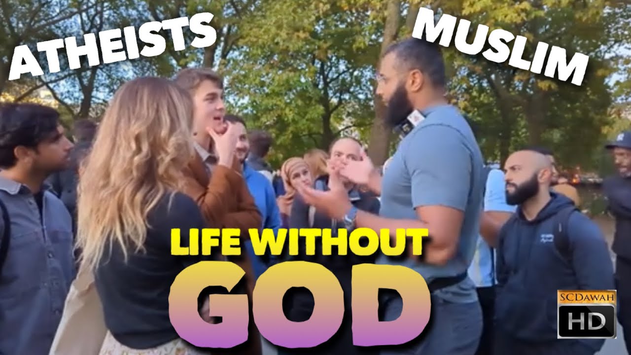 Life without God Mohammed Hijab Vs Atheists | Speakers Corner | Hyde Park