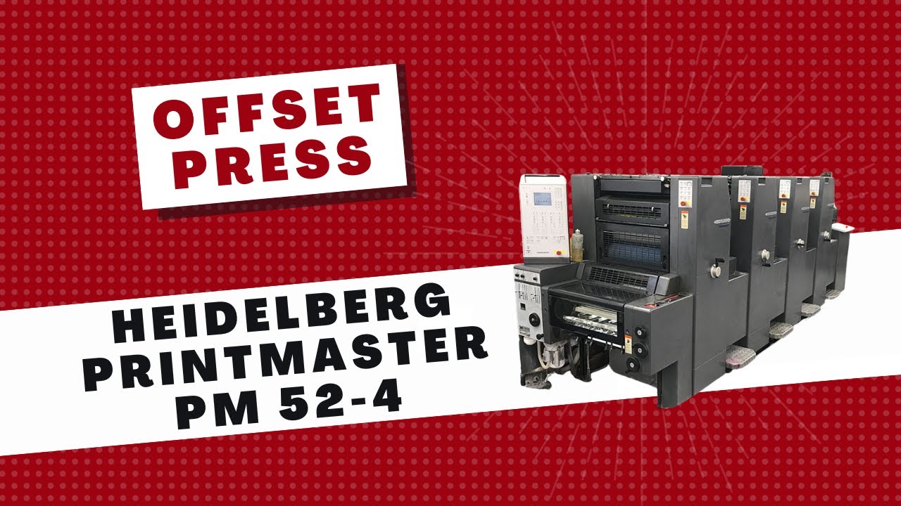 Offset Press Heidelberg Printmaster PM 52-4 | Impresora Offset Heidelberg Printmaster PM 52-4
