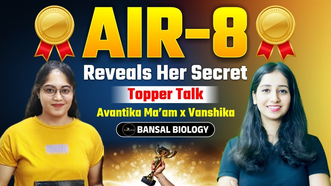 Topper Talk 🎓 Vanshika AIR-08 | CSIR NET June 2025 Success Story | Strategy & Preparation Tips