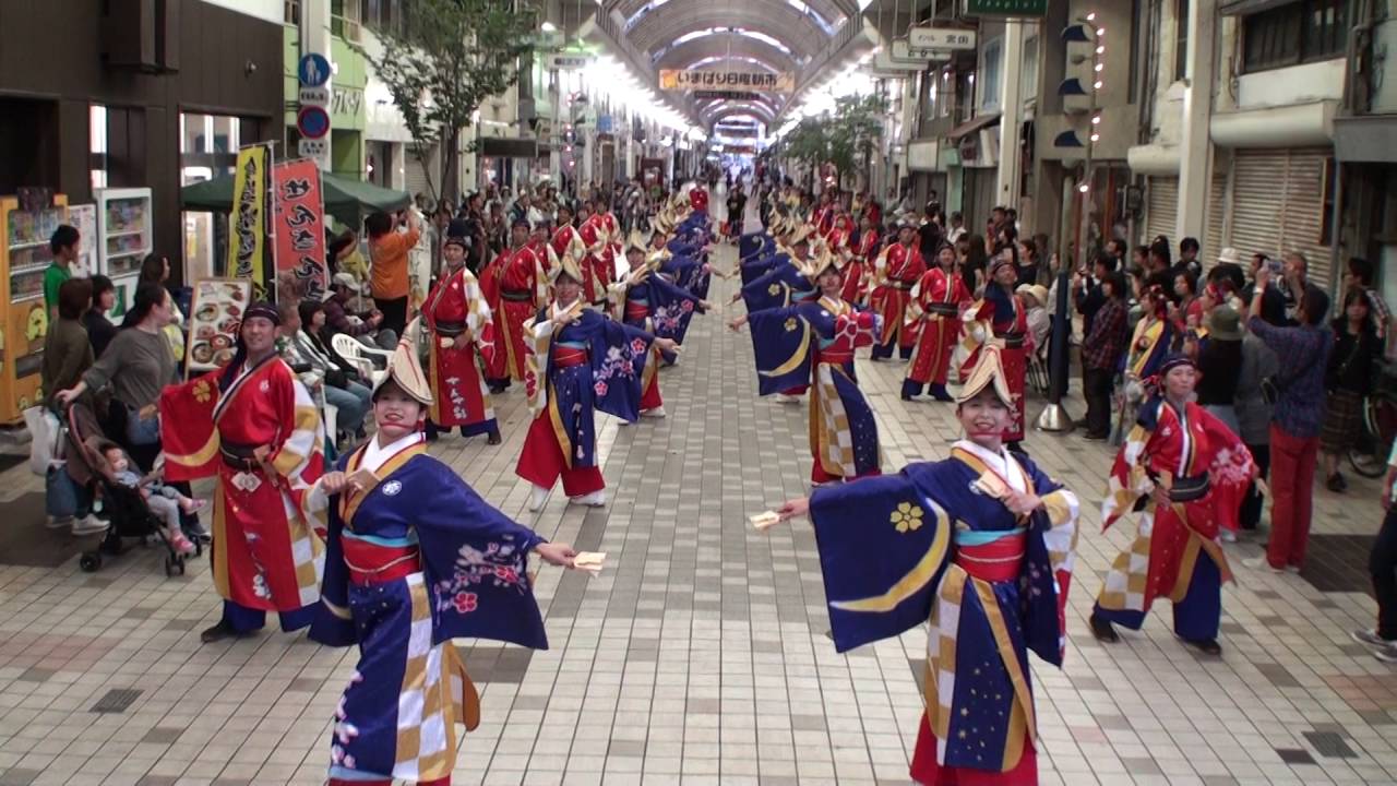 十人十彩　～2016海道よさこい祭(商店街アーケードストリート・その２)