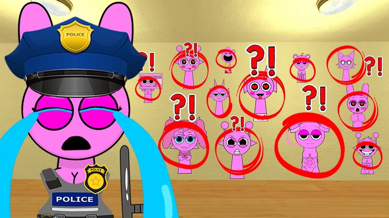Sad Police Sprunki Pinki Wants me to Find Everyone Pink's Sprunki ... | Garry's Mod