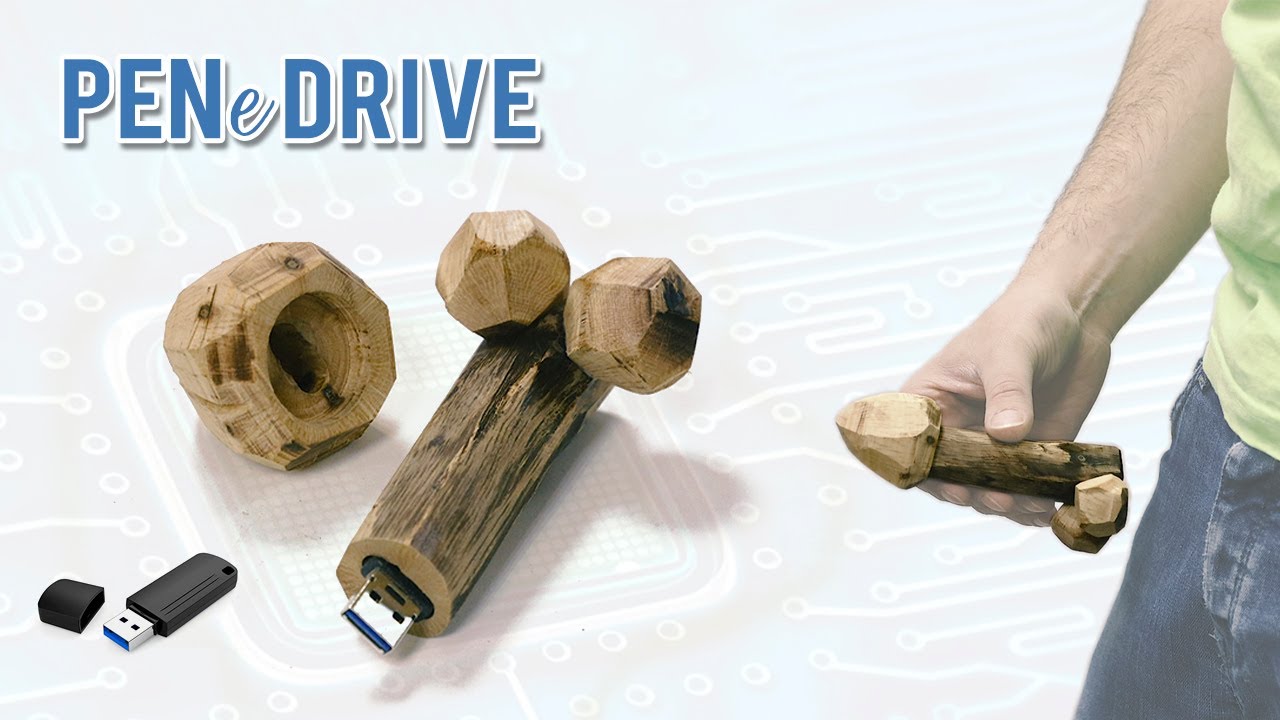 NECESITAS este pendrive de madera: La REVOLUCIÓN del almacenamiento extraíble USB