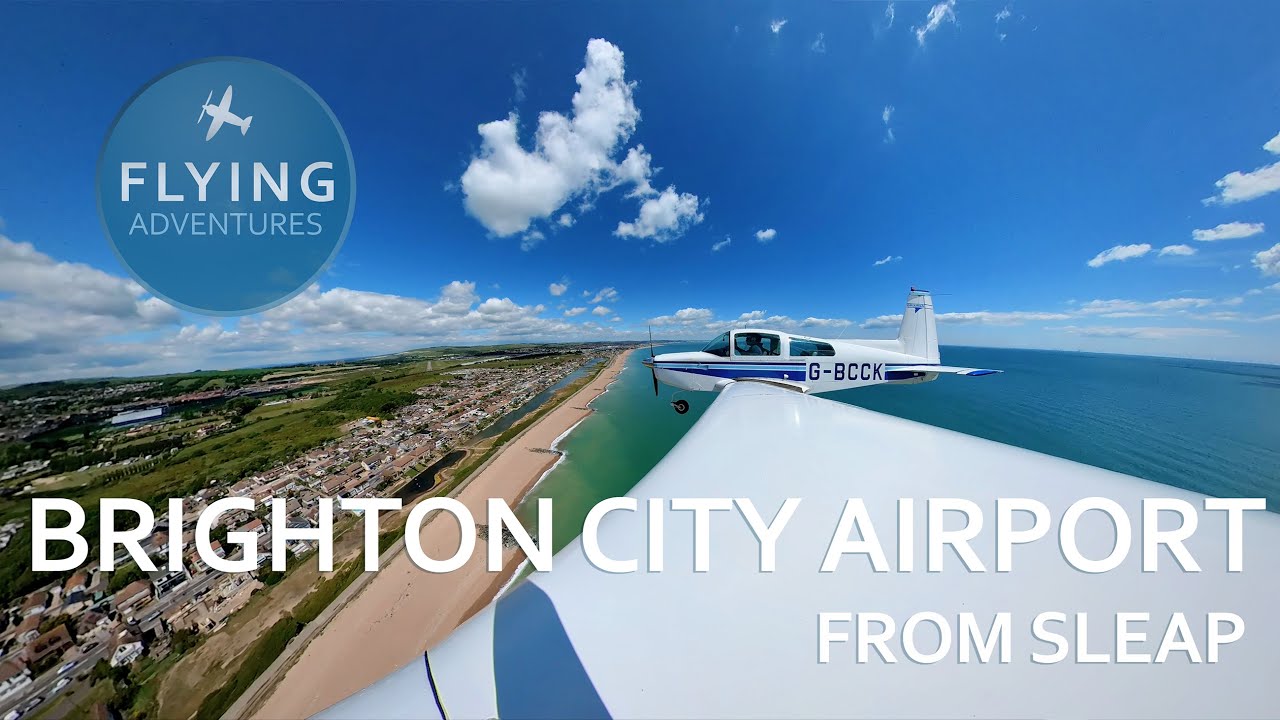 [4K, ATC] Flight to Brighton City Airport (Shoreham) from Sleap