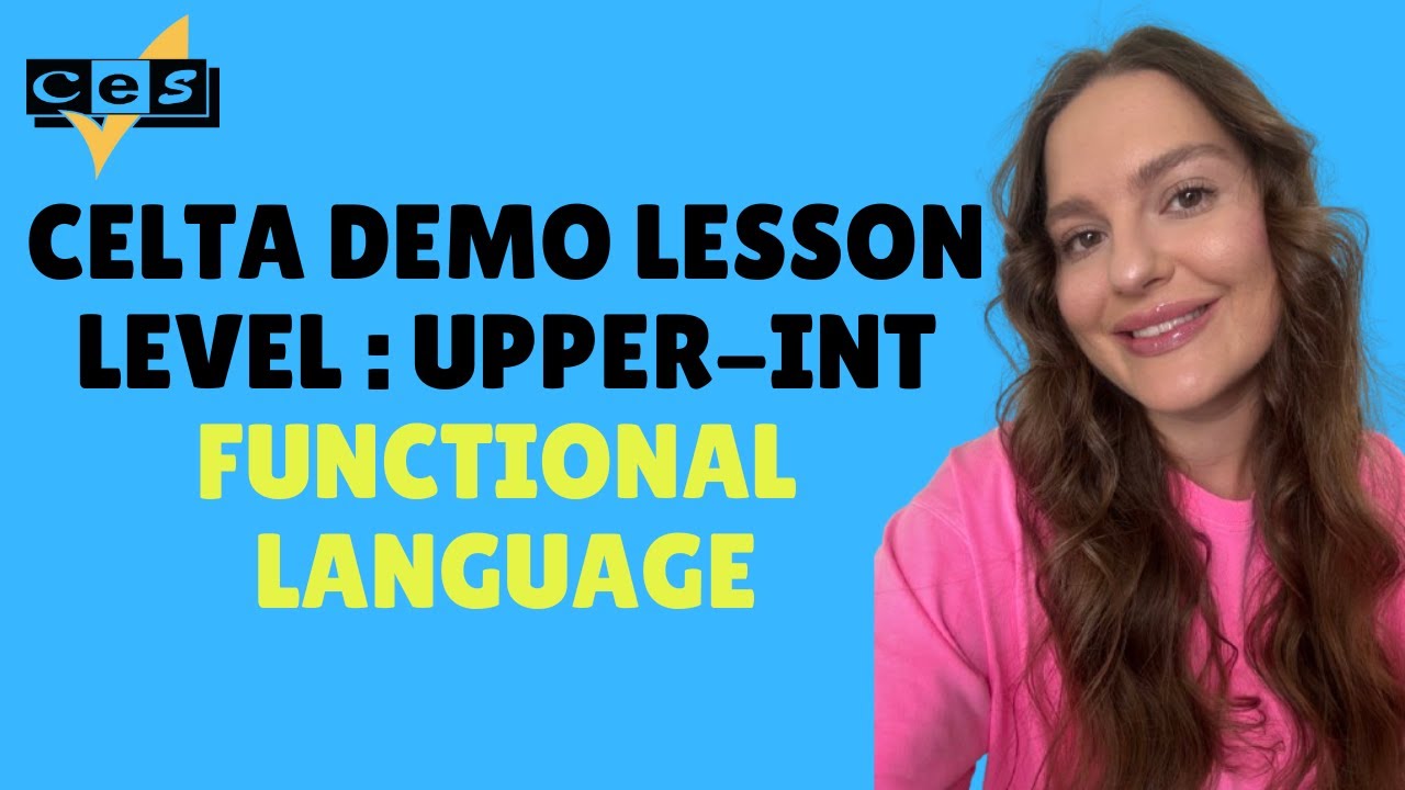 Teaching Functional Language | Text-Based CELTA Online Demo Lesson | Upper-Intermediate | ESL