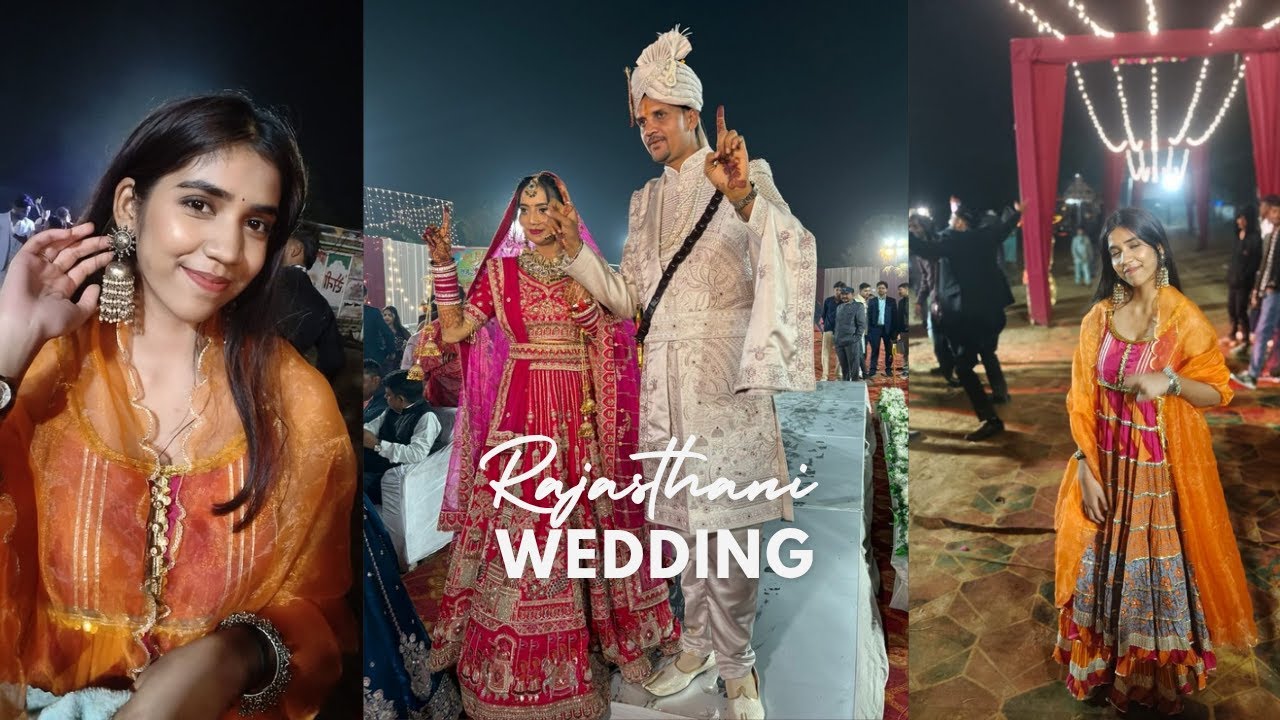 My First Experience at a Traditional Rajasthani Village Wedding 🫶🏻🤧