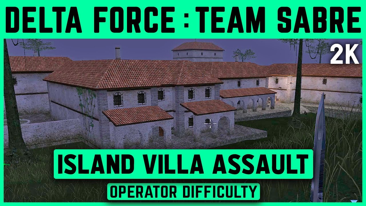 Delta Force: Black Hawk Down Team Sabre - Island Villa Assault - Operator - 1440p