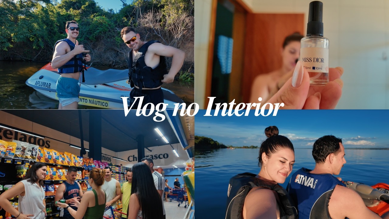 Viajamos para o interior com os amigos!