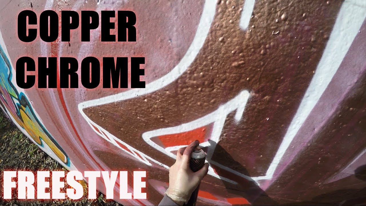 FREESTYLE Copper Chrome GRAFF Piece **Full Video**