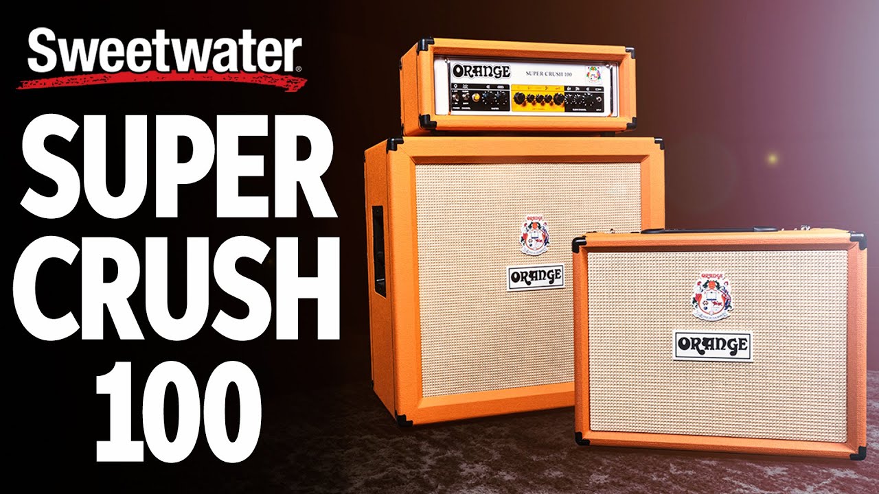 Orange Super Crush 100 Head and Combo Demo