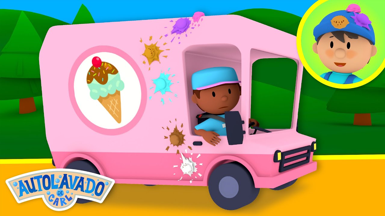 El Camión de Helados de Ivan | El Autolavado de Carl | Caricatura Para Niños