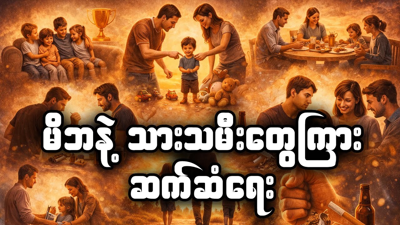 မိဘတွေအနေနဲ့ လူငယ်သားသမီးတွေအပေါ်မှာပြုမူရမယ့် အချက်ခုနစ်ချက်ရှိပါတယ်