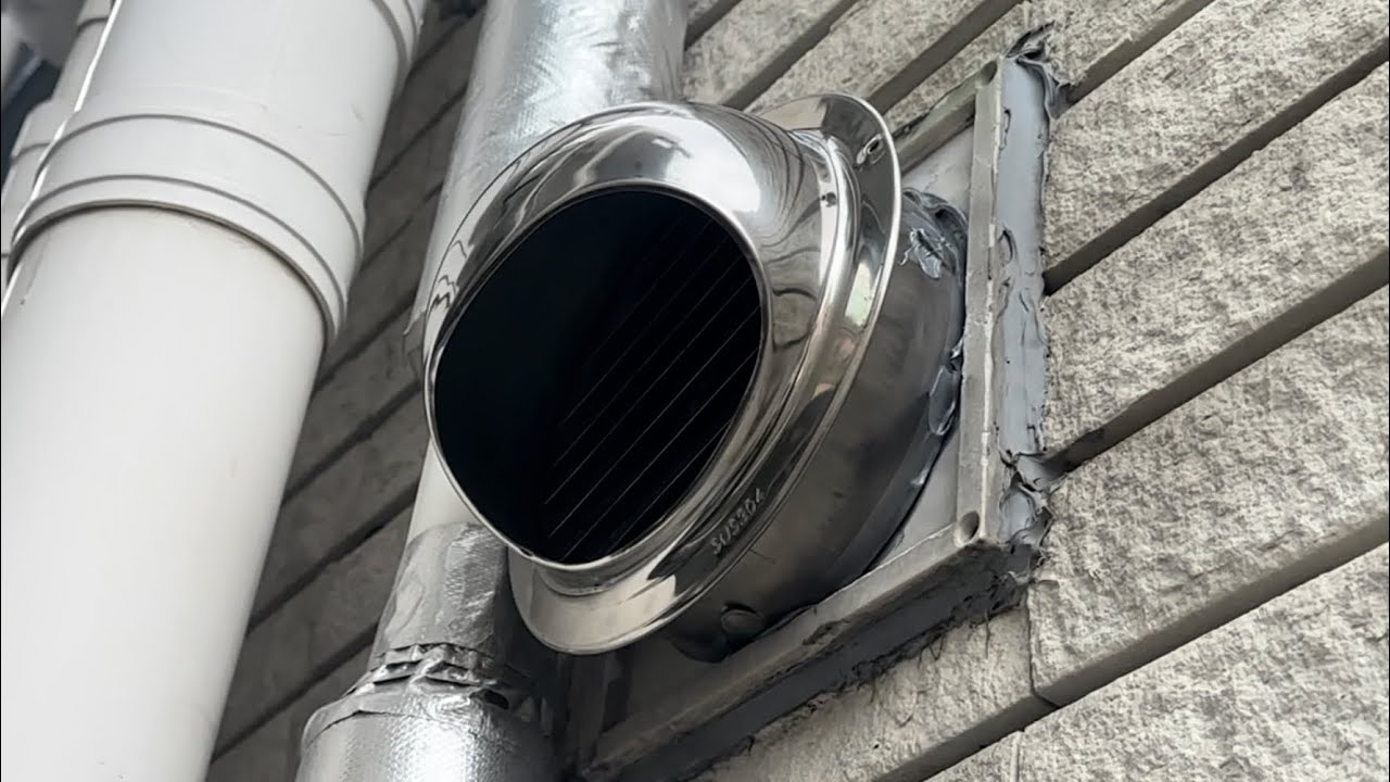 DIY ［家居維修篇］外牆抽油煙機304不銹鋼出風口防風罩
