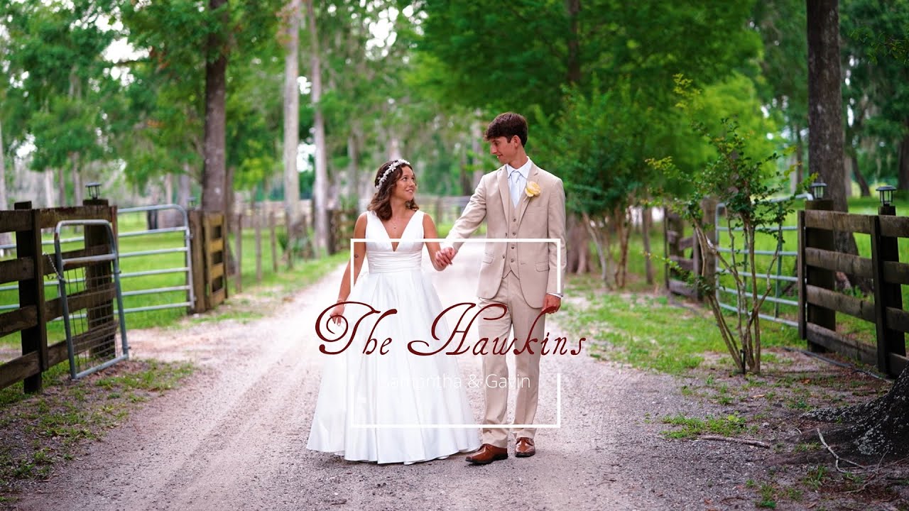 A Cozy Outdoor Wedding  / Cypress Creek / Hawkins Wedding Ceremony