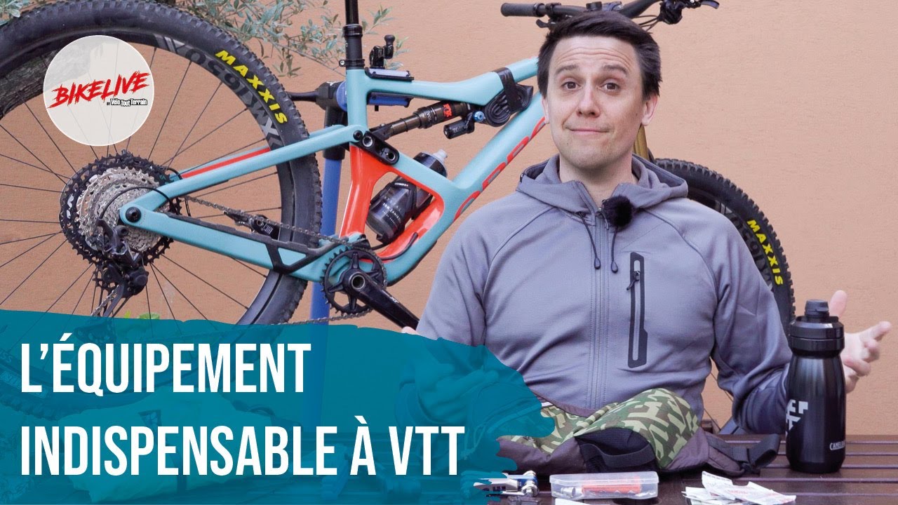 L'équipement indispensable à emmener à VTT