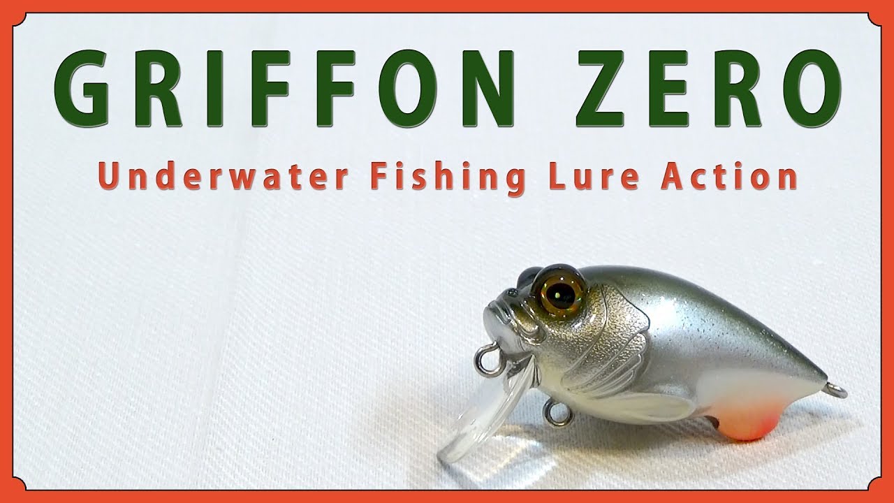 Megabass GRIFFON ZERO Underwater Fishing Lure Action / メガバス グリフォンゼロの水中ルアー映像