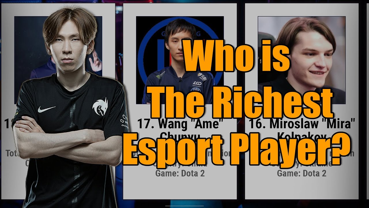 Comparison: Richest Esports Players