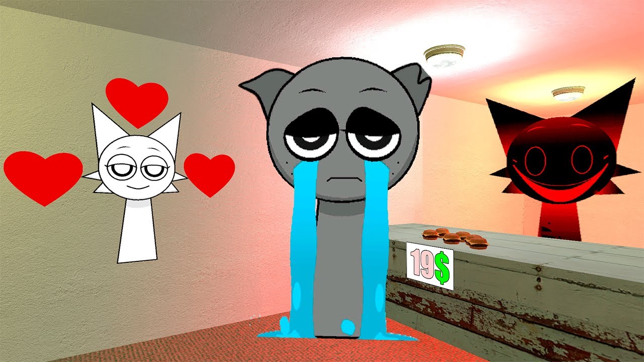 Sad Sprunki Grey Loves Sprunk Wenda But Someone Is Against It