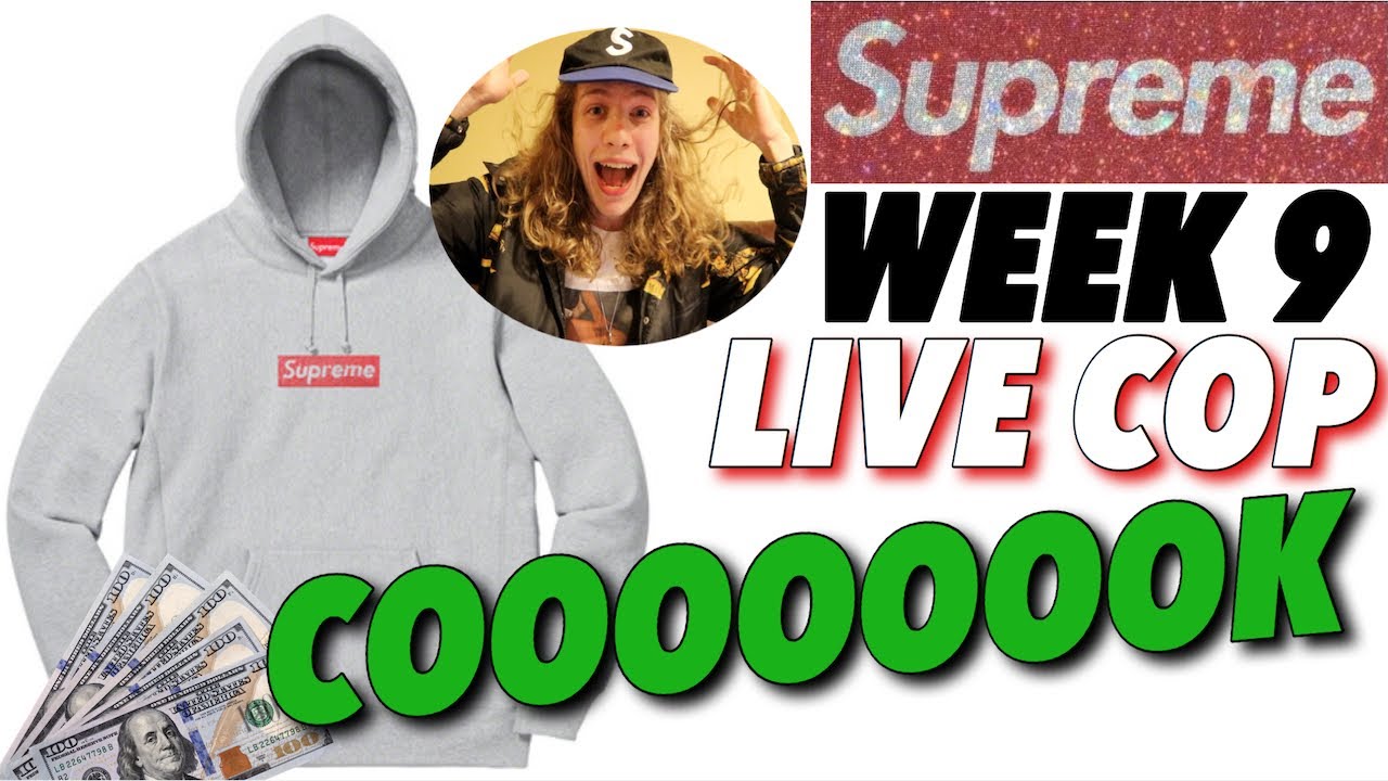 MOST INTENSE COP EVER! Supreme Swarovski Box Logo Live Cop!