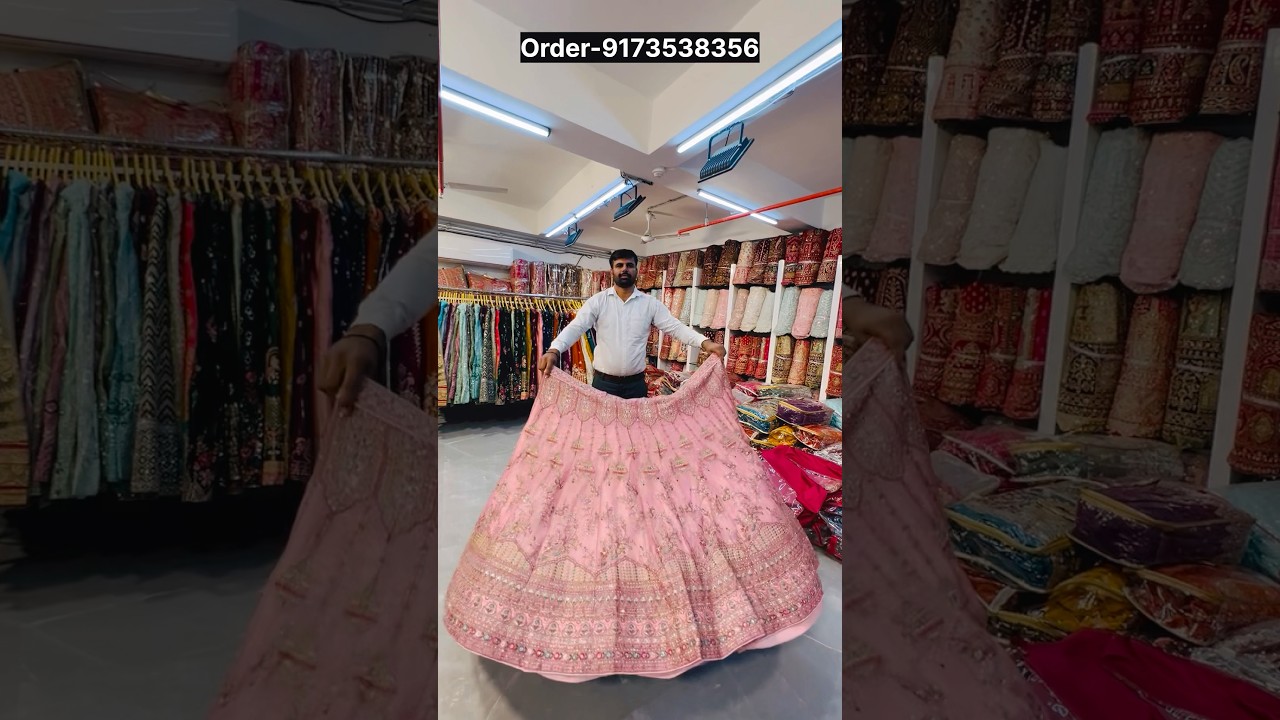 Wholesale lahenga bazar in surat | BEATSWORK,#manufacturing #designerclothes