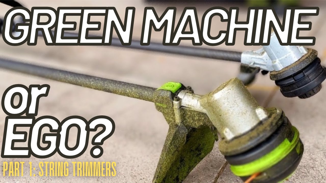Best BATTERY POWERED String Trimmers | EGO vs GREEN MACHINE