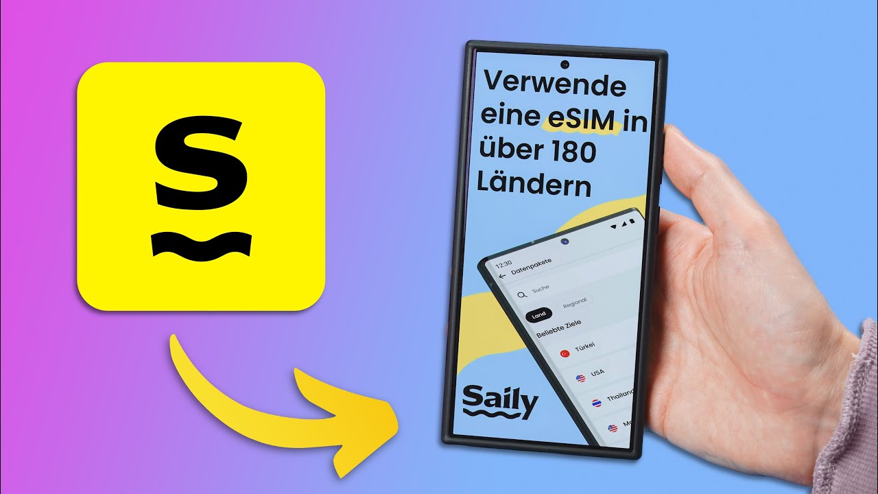 eSim installieren und im Ausland Geld sparen - So funktioniert saily