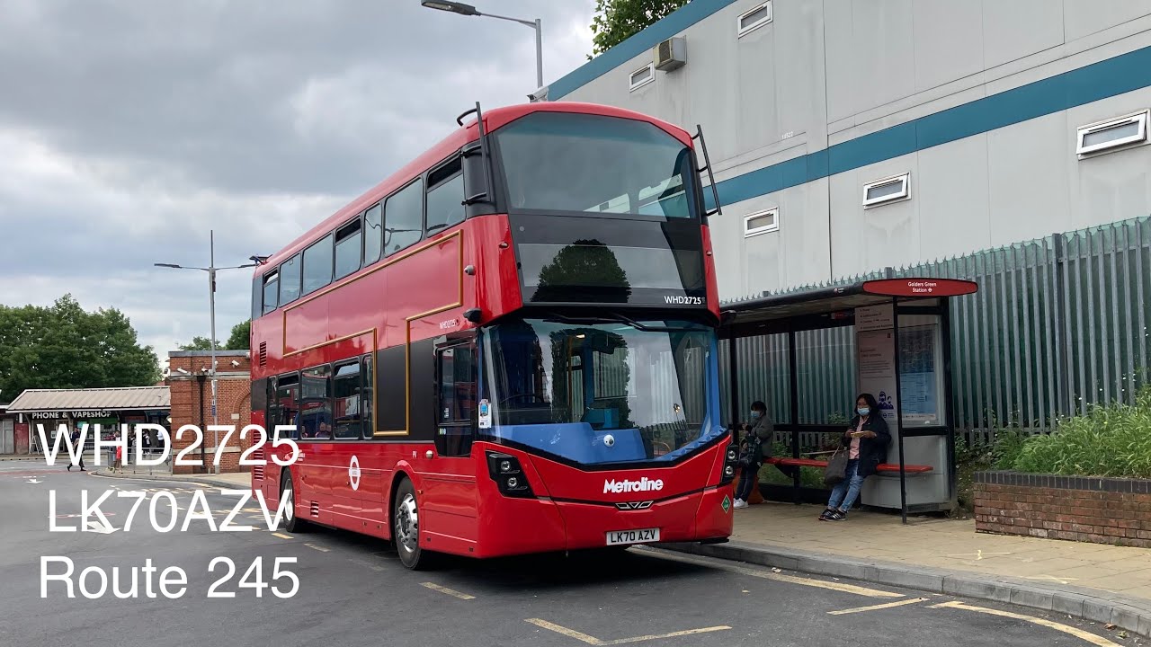 Metroline Travel WHD2725 LK70AZV | Journey on 245