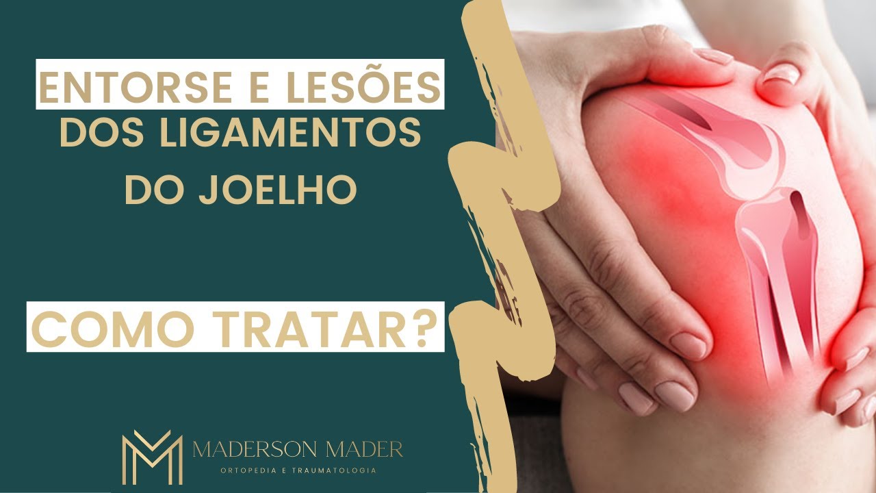 Entorse e lesões dos ligamentos do joelho. Como tratar? - Meu Ortopedista explica Dr. Maderson Mader