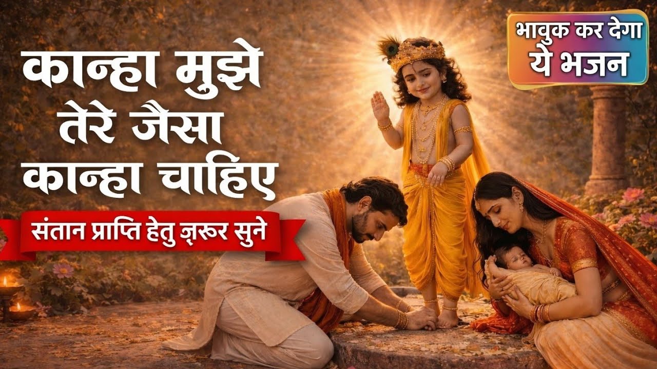 दिल छू लेने वाला भजन | कान्हा मुझे तेरे जैसा कान्हा चाहिए | Krishna Bhajan, Devotional, Bhakti 