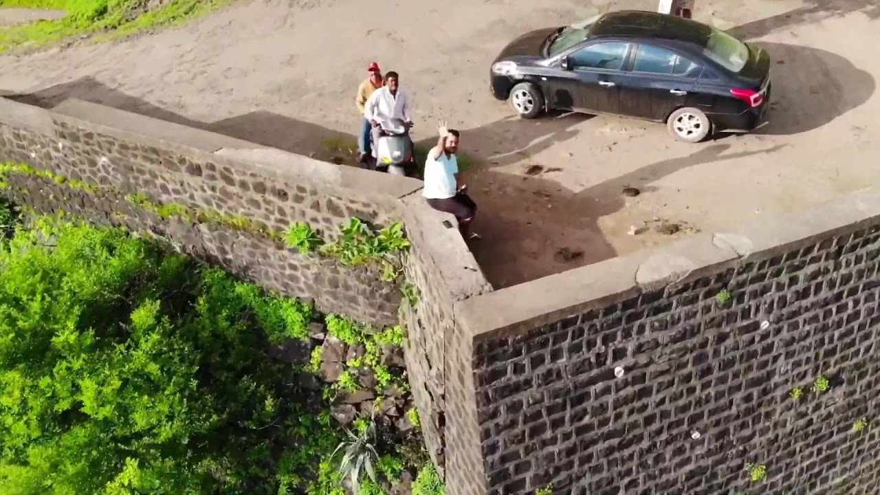 Satara Amazing Drone video - Ajinkyatara Fort - Drone Boomerang