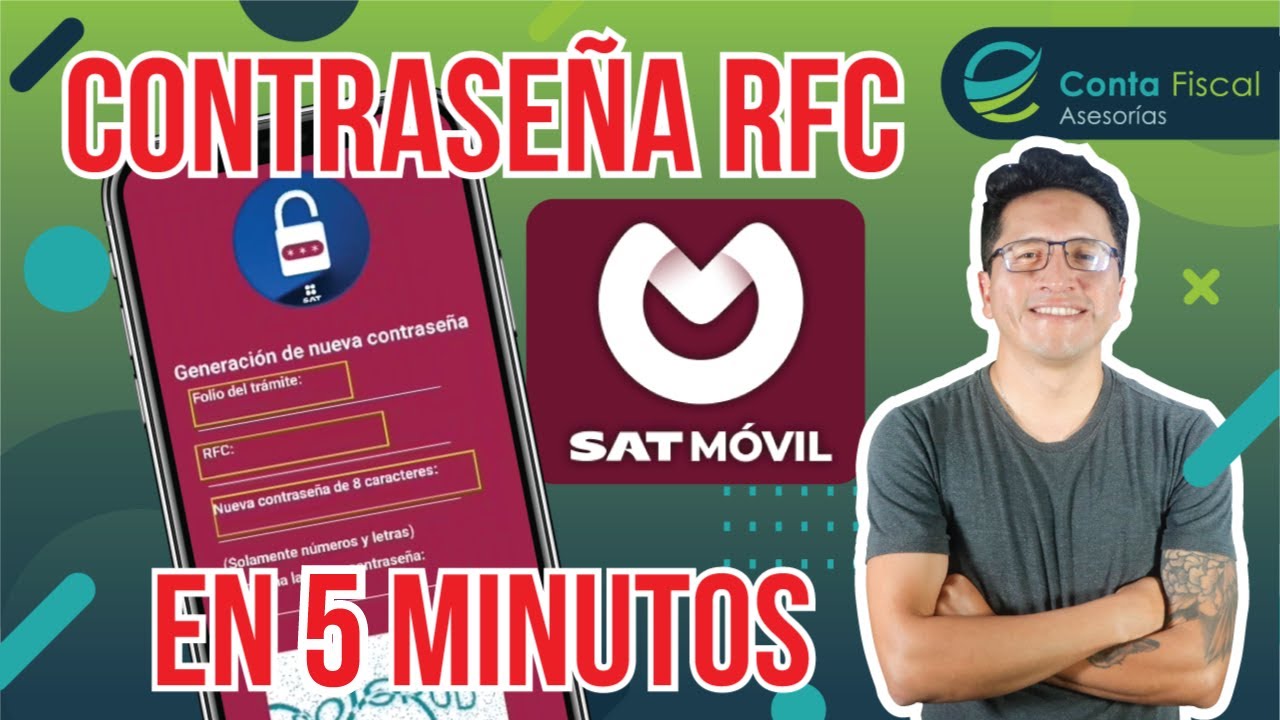 SAT MOVIL: Sacar MI CONTRASEÑA del SAT RFC en 5 MINUTOS EN LINEA🔥