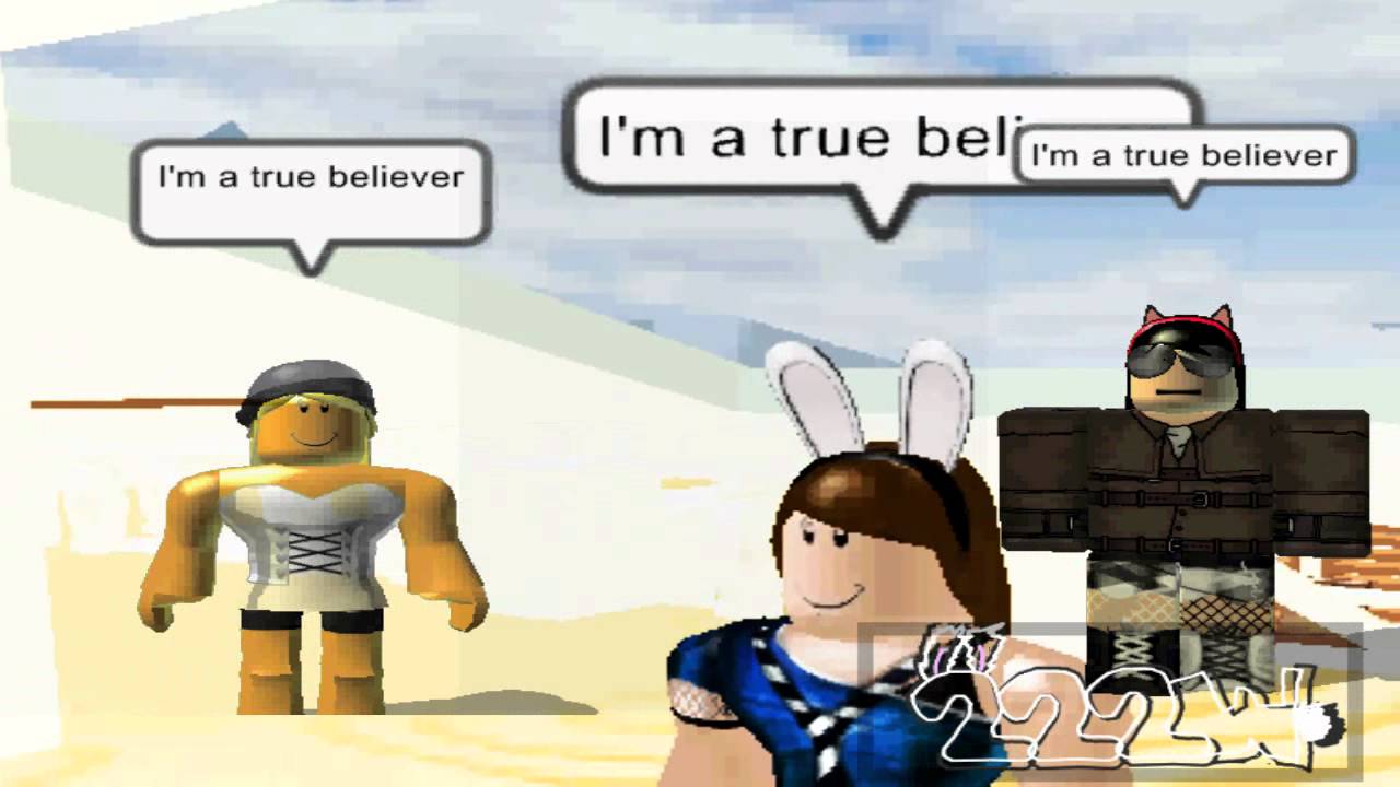 ROBLOX MUSIC VIDEO - true believer