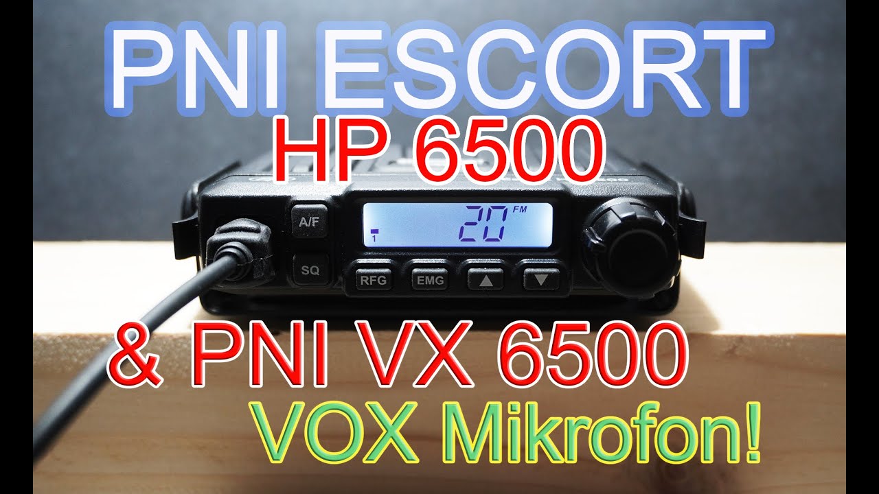 CB-Funk: SUPER SET! PNI Escort HP 6500 & VX6500 VOX MIKROFON!