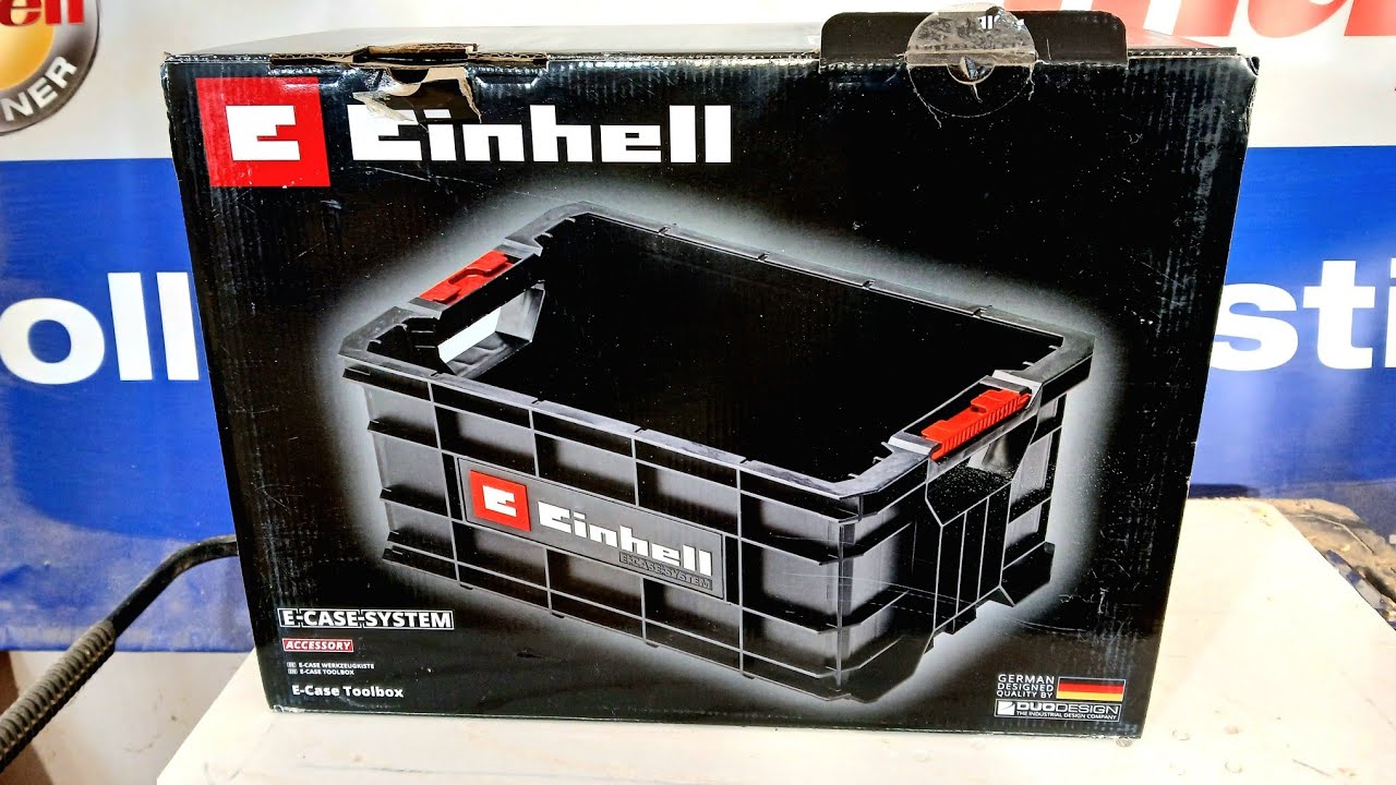 Toolbox, novità nel sistema di valigette agganciabili E-case system Einhell.