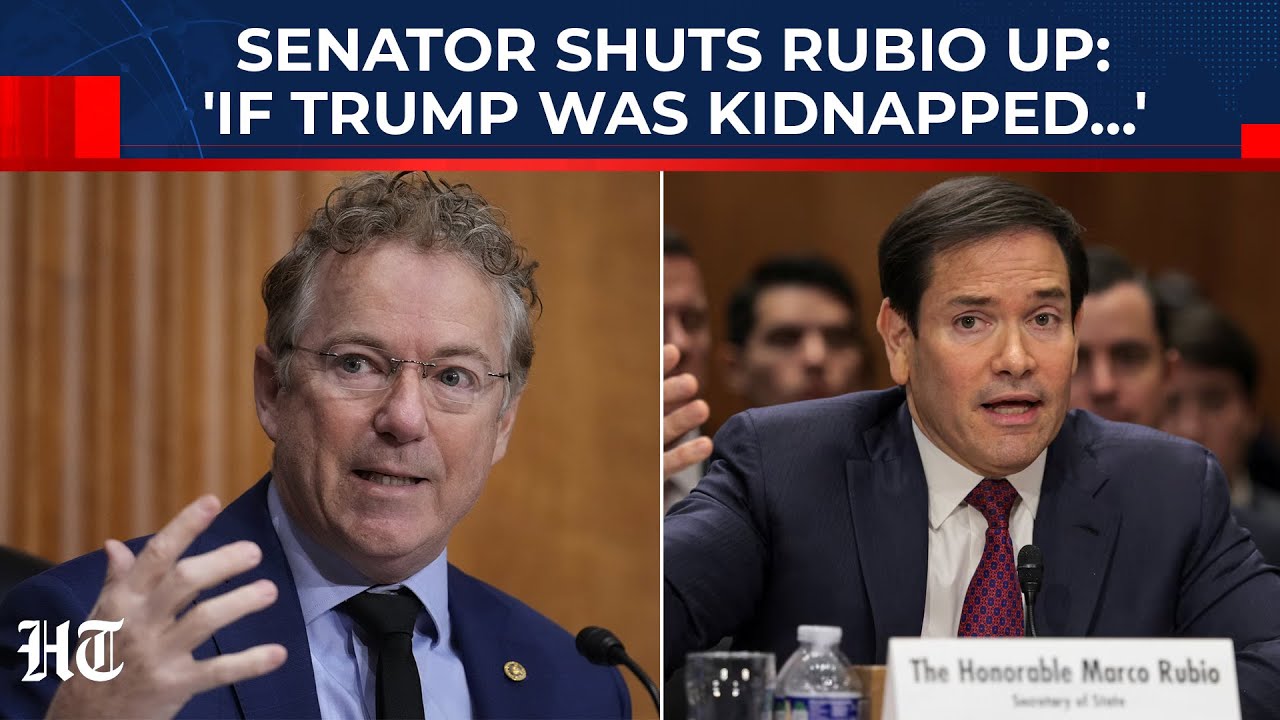 US Senator Shuts Up Marco Rubio On Maduro Op: 'If Trump Was Kidnapped By…'| Venezuela| Rand Paul