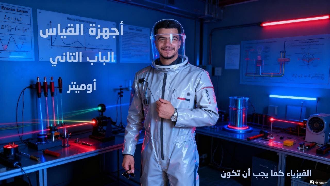 شرح وحل ..الأوميتر كتاب (الامتحان_الوسام_التفوق_نيوتن)..3ث..فيزياء2026.#الفصل الثاني