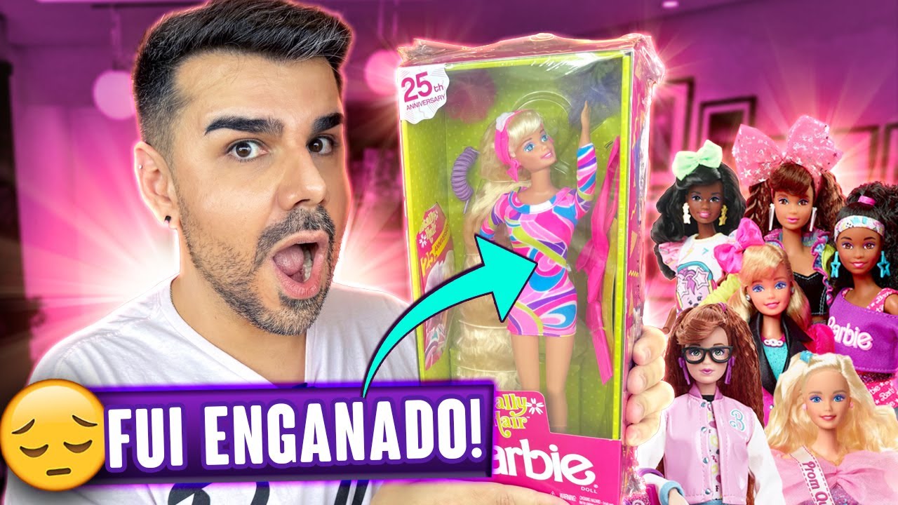 COMPREI A BARBIE MAIS CARA DA MINHA VIDA! + TOUR PELA MINHA COLEÇÃO DE BARBIE REWIND! - Titi Fabri