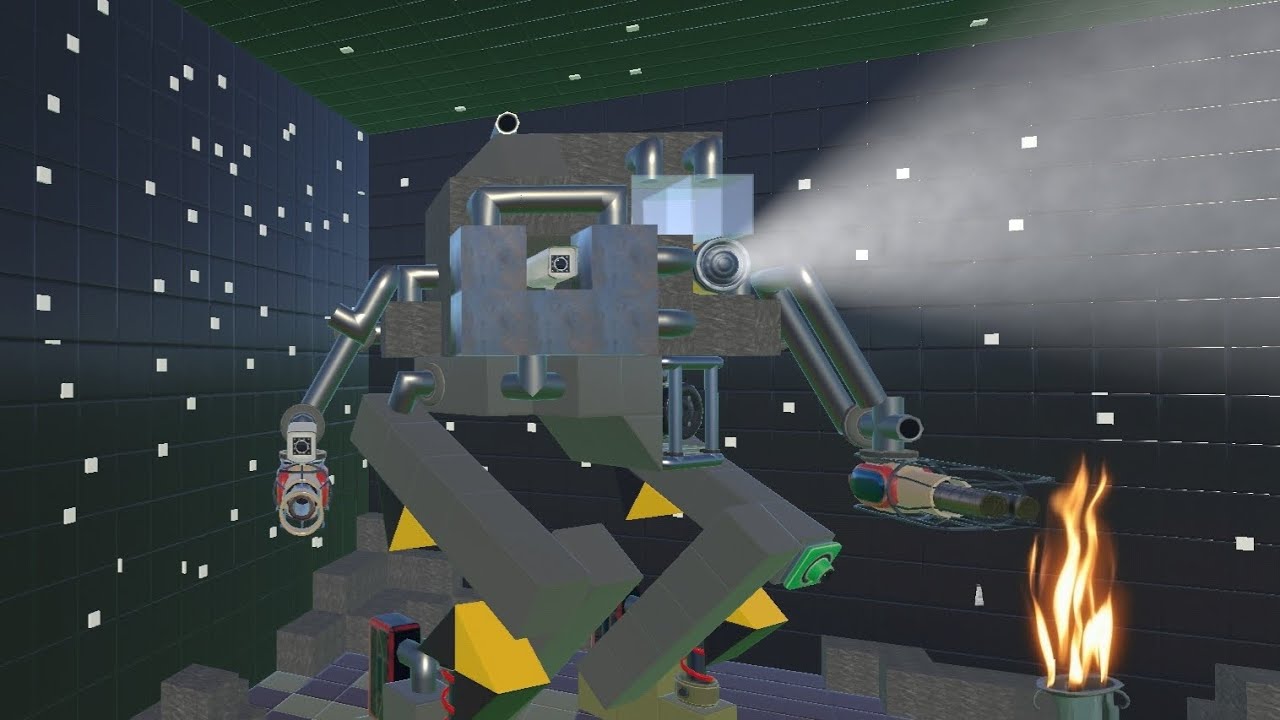 I built a functioning robot in Evertech Sandbox