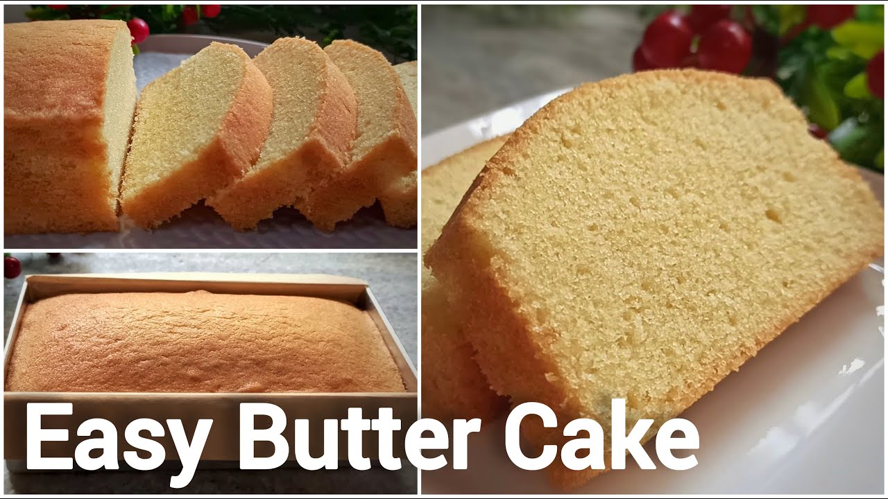 Easy Butter Cake | Soft & Moist Butter Cake