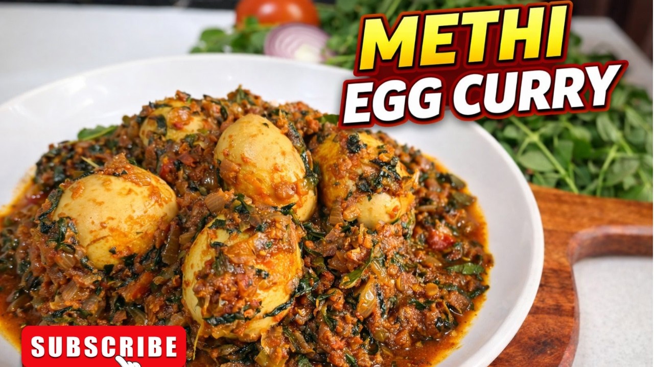 Methi Egg Curry  రెసిపీ #eggcurry #eggrecipe #teluguvantalu @manasirikitchen