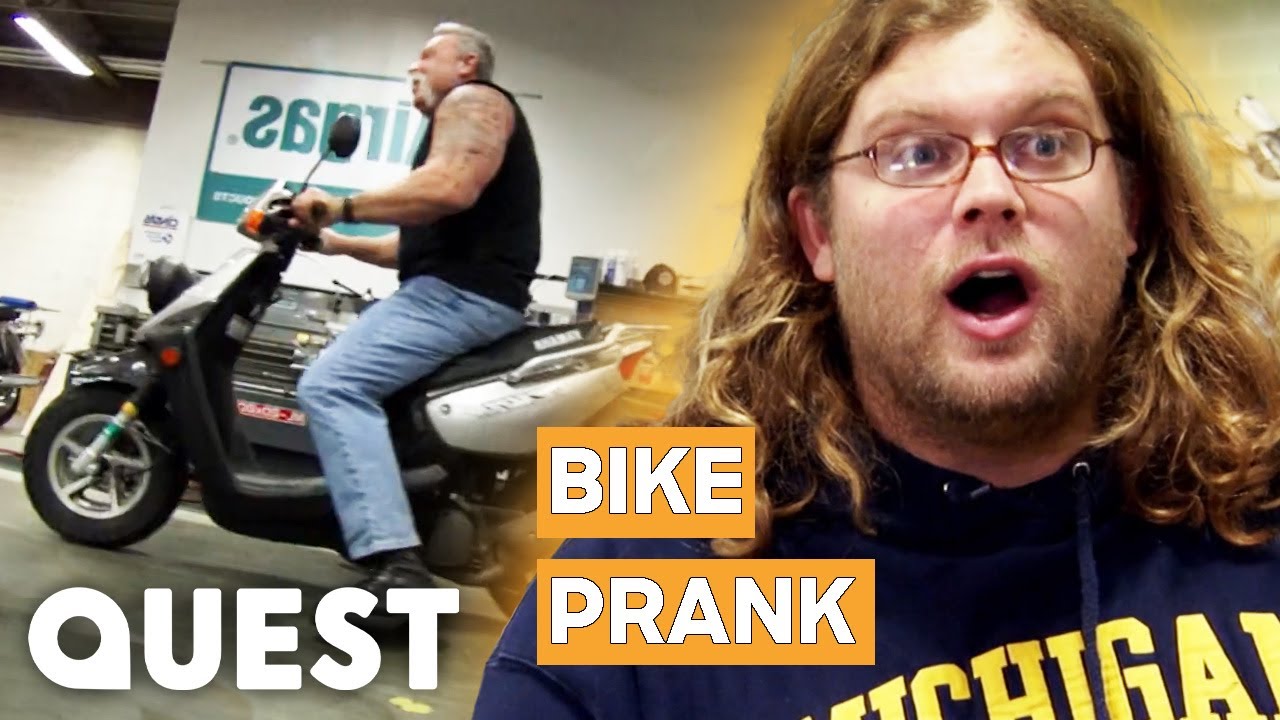 Dream Bike Winner Gets PRANKED With A Moped | American Chopper