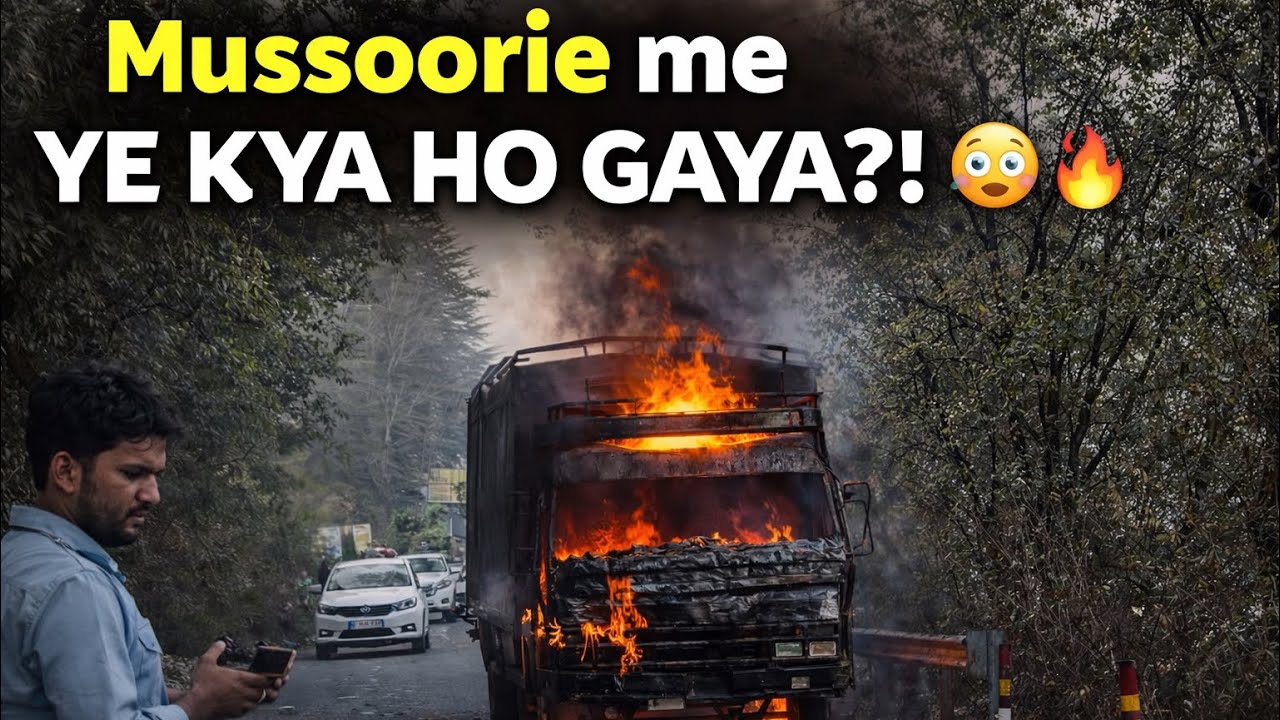 Truck Mein Aag laggyi kal | Uttarakhand | Mussoorie