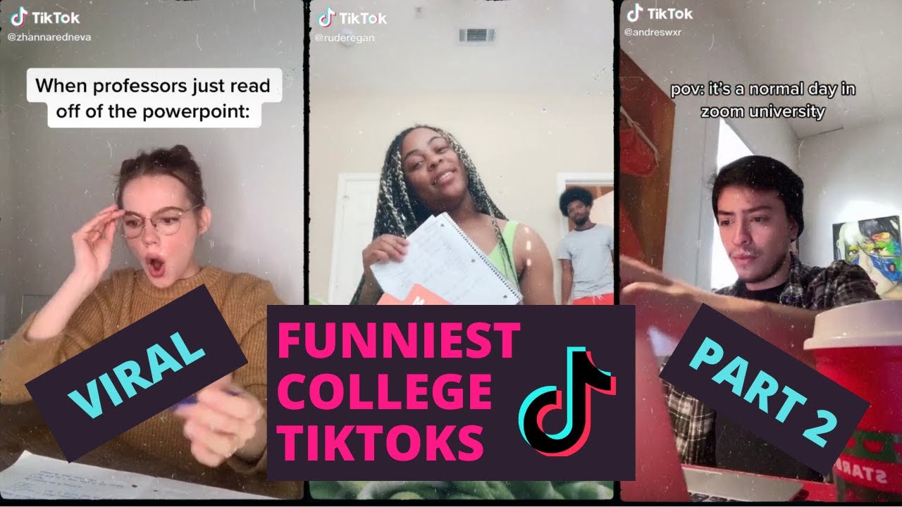 FUNNIEST COLLEGE TIKTOKS 2 (Part 2) || February 2021