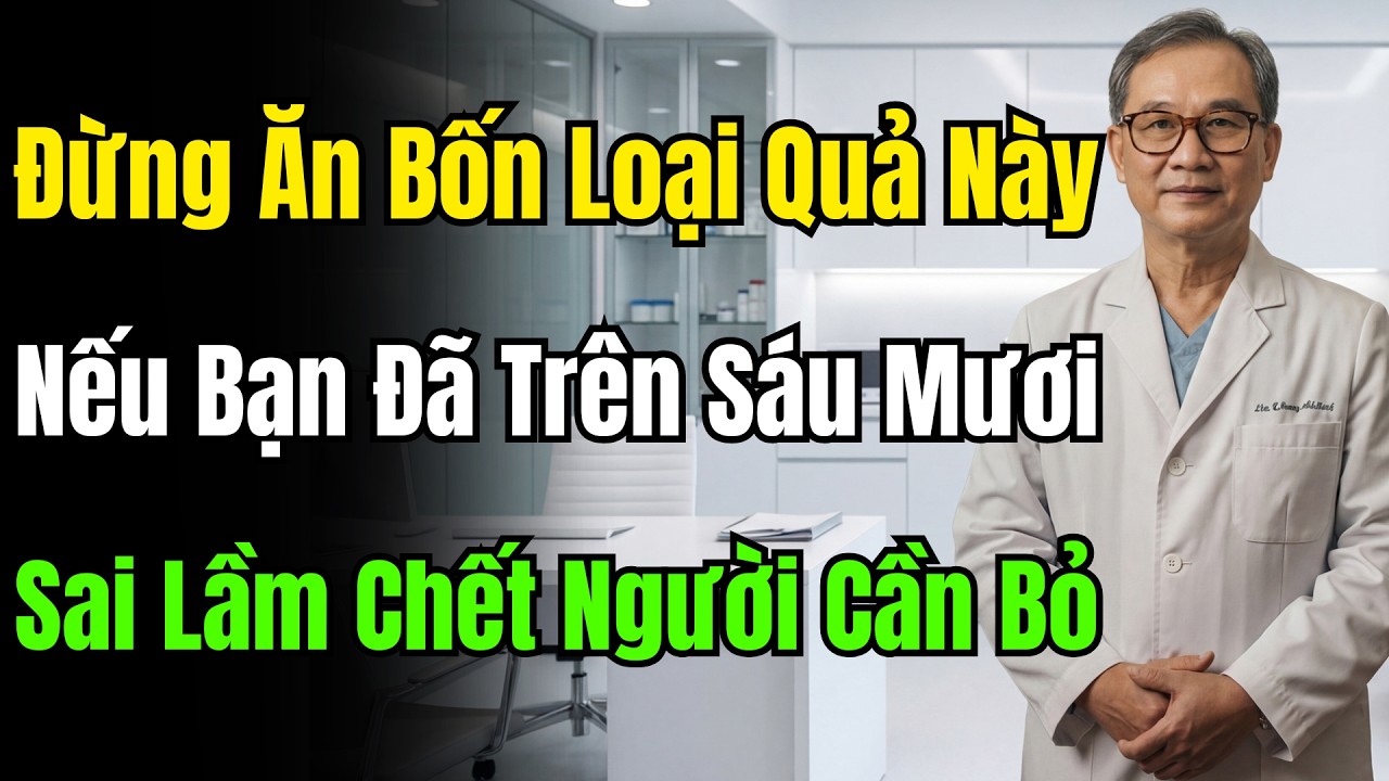 Trên 60 Tuổi Cấm Ăn Chuối? Bác Sĩ Cảnh Báo 4 Loại Quả Người Già Nên Bớt Ăn, 99% Người Ăn Sai