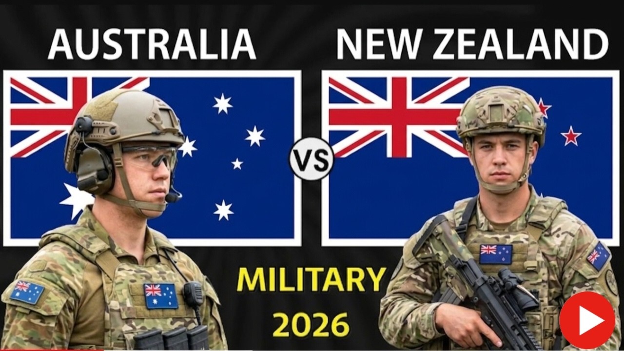 Australia vs New Zealand Military Power Comparison 2026 | New Zealand vs Australia Military 2026