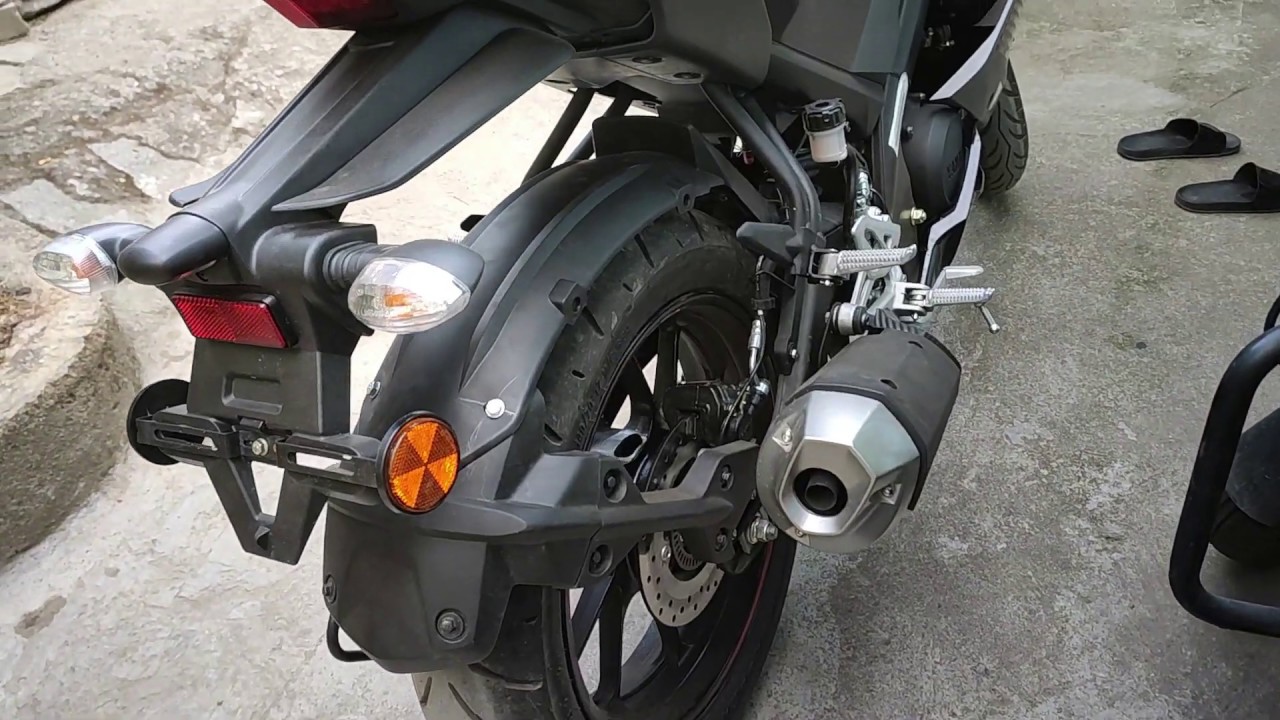 R15 V2's Rear Mudguard on V3 | Installation