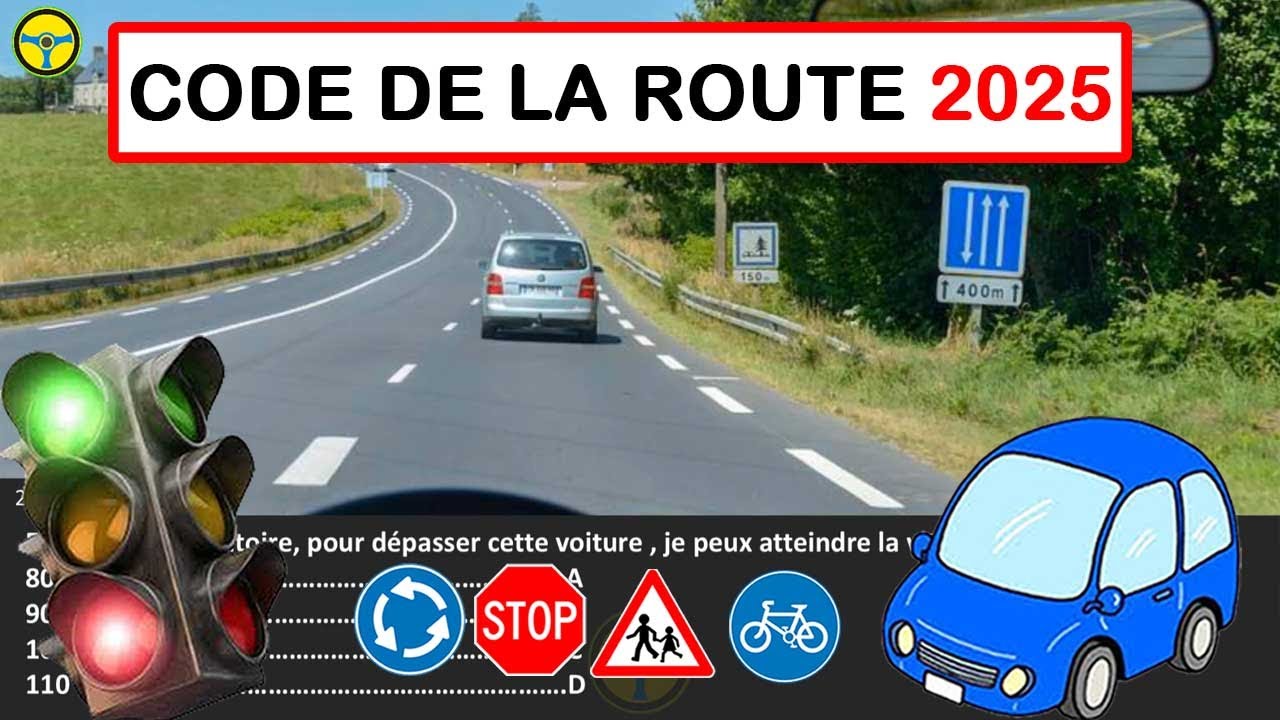 Nouveau examen code de la route 2026 | permis de conduire Série 44