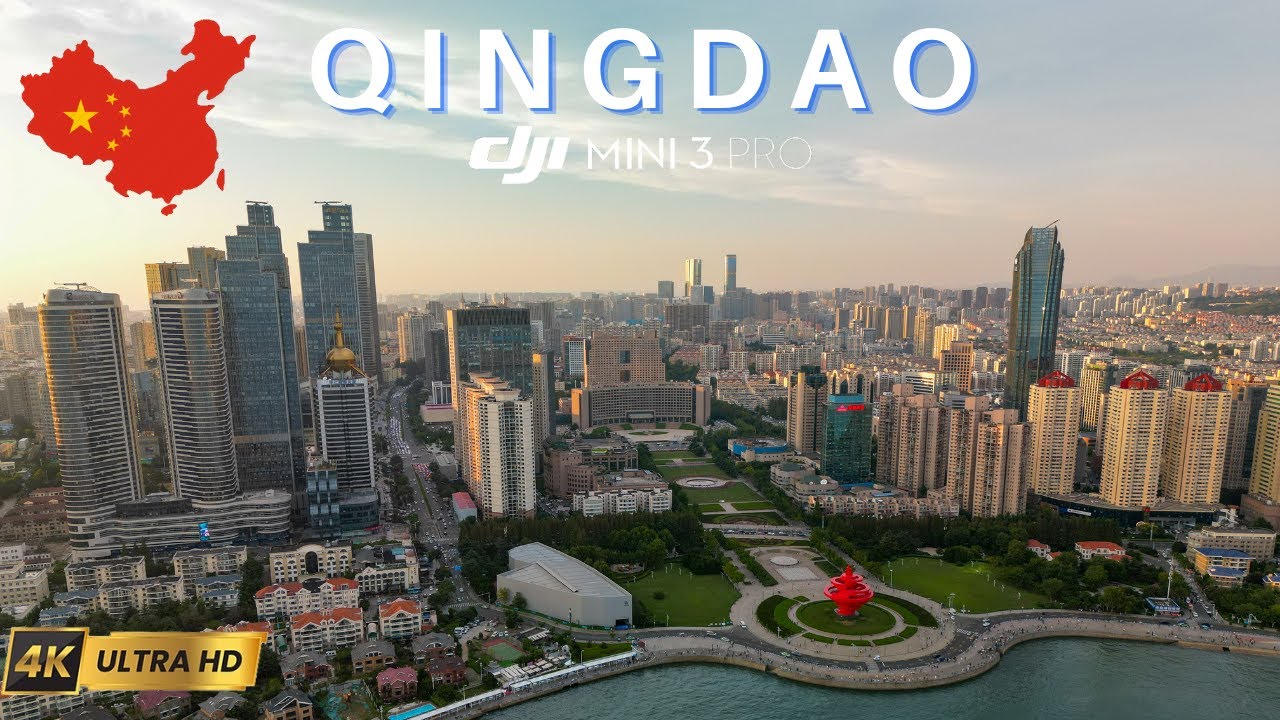 Qingdao 青岛 Drone Video | China 🇨🇳 | May 4th Square 五四广场 | 4K UHD